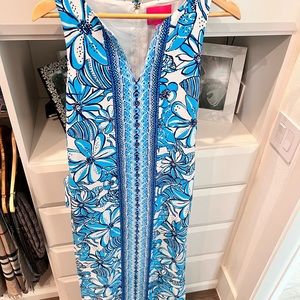 LILLY PULITZER MAXI DRESS WITH SHORTS!